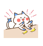 かわいい小動物-黑白貓咪篇（個別スタンプ：7）
