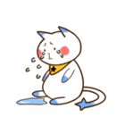 かわいい小動物-黑白貓咪篇（個別スタンプ：19）