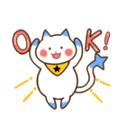 かわいい小動物-黑白貓咪篇（個別スタンプ：30）