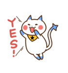 かわいい小動物-黑白貓咪篇（個別スタンプ：32）