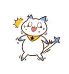 かわいい小動物-黑白貓咪篇（個別スタンプ：37）