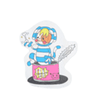 シマシマな動物（個別スタンプ：4）
