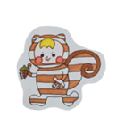 シマシマな動物（個別スタンプ：6）