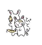 ウサギになりたいネコ（個別スタンプ：24）