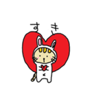 ウサギになりたいネコ（個別スタンプ：26）