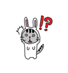 ウサギになりたいネコ（個別スタンプ：38）