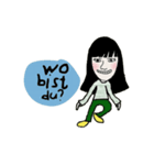 Bee, Be Happy (Deutsch and Esan style)（個別スタンプ：2）