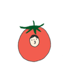 The vivid tomato（個別スタンプ：35）