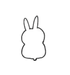 The shiro rabbit（個別スタンプ：34）