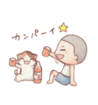 昭和かわいい まるこめくん。（個別スタンプ：35）