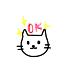 らくがきねこさん。（個別スタンプ：1）