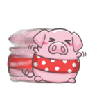 リボンミニ豚（個別スタンプ：9）