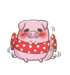 リボンミニ豚（個別スタンプ：16）