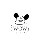 いぬ(しろ)（個別スタンプ：7）