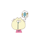 人のようなネコ（個別スタンプ：7）