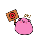 もっちりブタさん（個別スタンプ：7）
