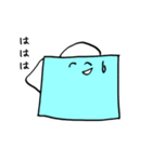青い紙袋さん2（個別スタンプ：6）