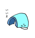青い紙袋さん2（個別スタンプ：24）