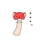 ねこキノコスタンプ（個別スタンプ：6）
