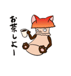 ねこキノコスタンプ（個別スタンプ：20）