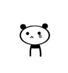 不器用なパンダくまきち（個別スタンプ：10）
