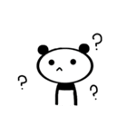 不器用なパンダくまきち（個別スタンプ：22）