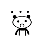 不器用なパンダくまきち（個別スタンプ：36）
