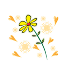 Send you a flower every day（個別スタンプ：5）