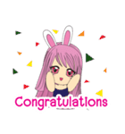 Cutie RabbitzR（個別スタンプ：34）