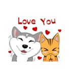 Love Dog, Love Cat（個別スタンプ：10）