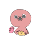 タコになつくヒヨコ（個別スタンプ：33）