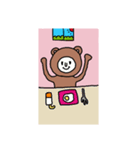 くまの生活（個別スタンプ：2）
