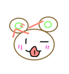 一匹のくま。（個別スタンプ：9）