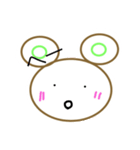 一匹のくま。（個別スタンプ：14）