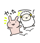 うさぎとひつじのゆるい日常（個別スタンプ：29）
