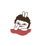 perm rabbit（個別スタンプ：1）
