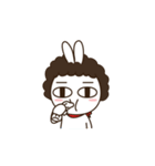 perm rabbit（個別スタンプ：4）