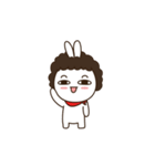 perm rabbit（個別スタンプ：9）