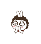 perm rabbit（個別スタンプ：10）