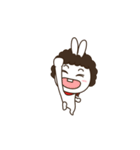 perm rabbit（個別スタンプ：14）