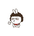 perm rabbit（個別スタンプ：15）