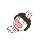 perm rabbit（個別スタンプ：16）