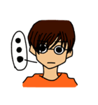 メガネの人（個別スタンプ：4）