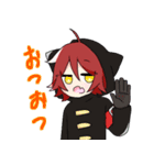 わんにゃんぴょん。にっ！（個別スタンプ：1）