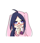 わんにゃんぴょん。にっ！（個別スタンプ：9）