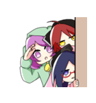 わんにゃんぴょん。にっ！（個別スタンプ：24）