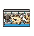 JiJi go to work（個別スタンプ：7）