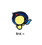 Space Chick_Beli_Chinese ver.（個別スタンプ：9）