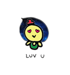 Space Chick_Beli_Chinese ver.（個別スタンプ：20）