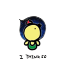 Space Chick_Beli_Chinese ver.（個別スタンプ：23）